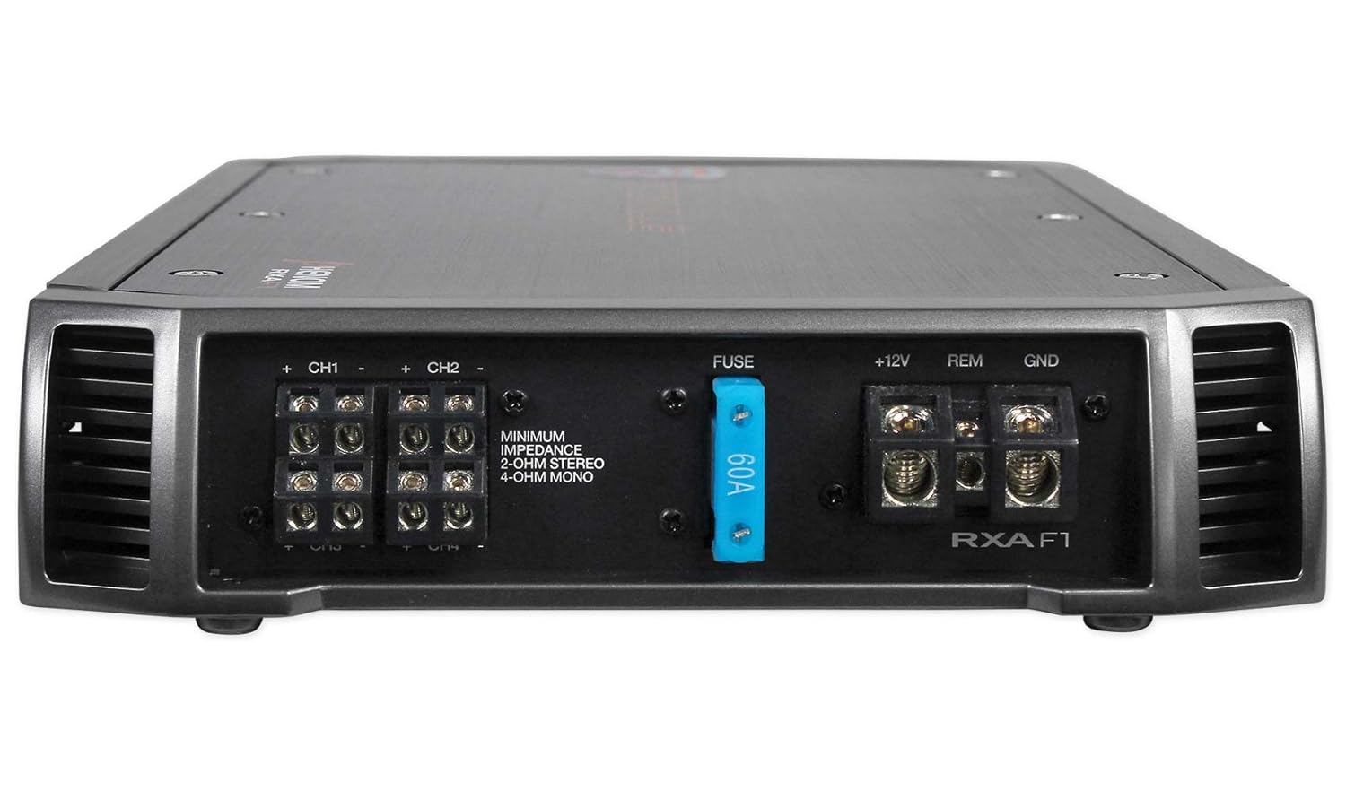 Rockville RXA-F1 Bundle: 1600 Watt Peak/400 Watt RMS 4 Channel Car Amplifier Stereo Amp, RWK42 4 Gauge 4 Channel Amplifier Wiring Installation Kit with RCA Cables, 2-Items