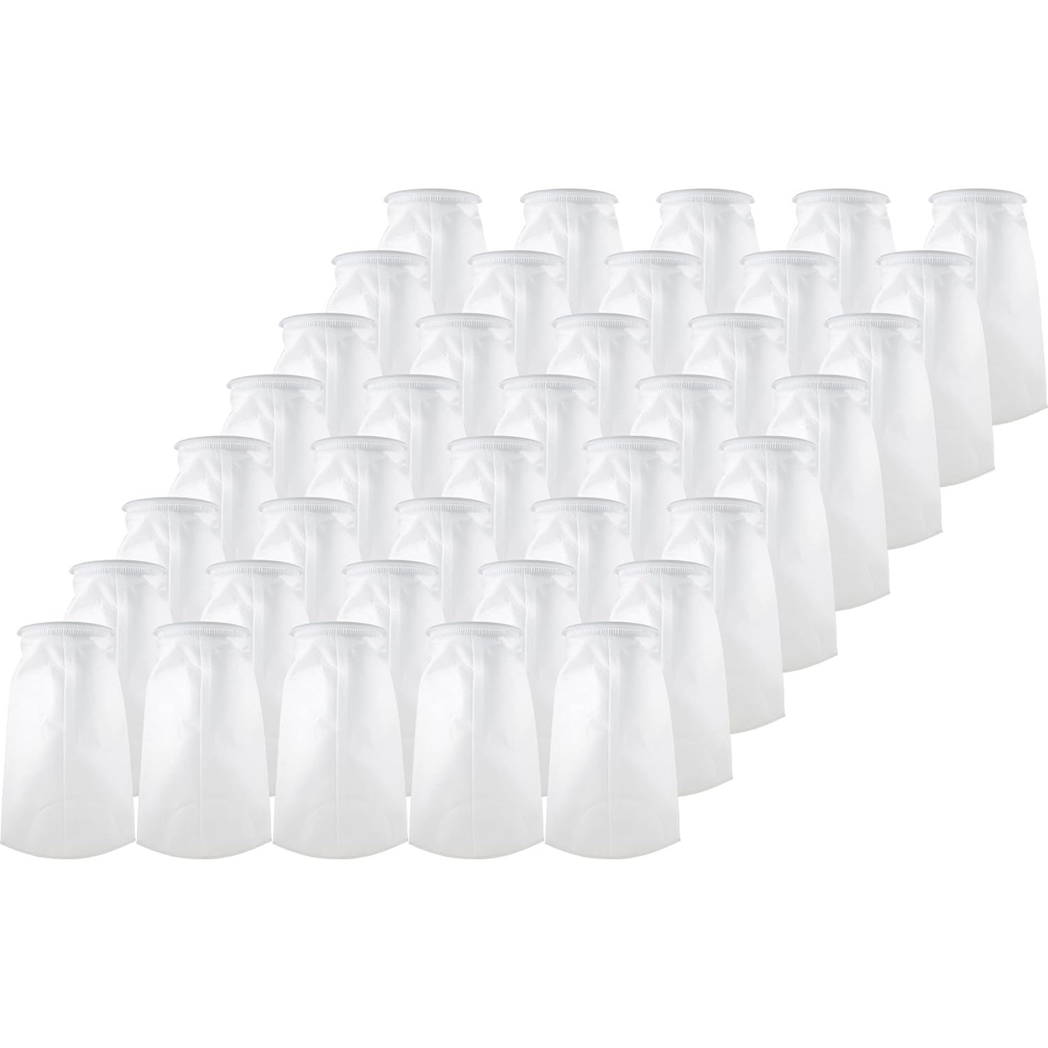 SpiroPure Size #1 Liquid Filter Bag 1 Micron, Polypropylene Felt, Polypropylene Ring (Case of 40)