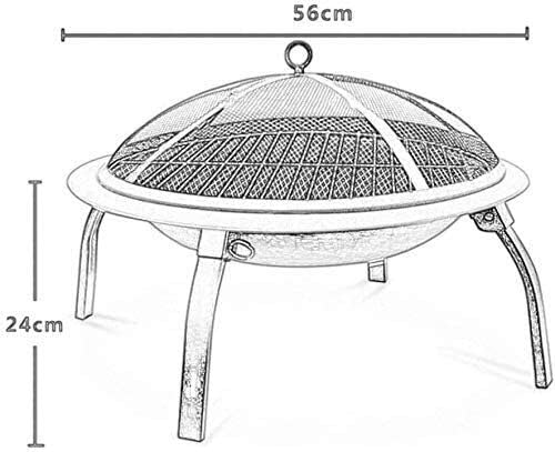 Fire Pits Outdoor Wood Burning Fire Large Bonfire Wood Burning Patio Coal Grill Firepit