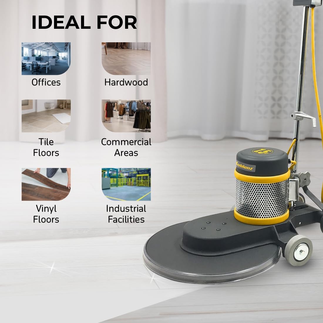 Koblenz B-1500-P High-Speed Floor Burnisher, Includes 20
