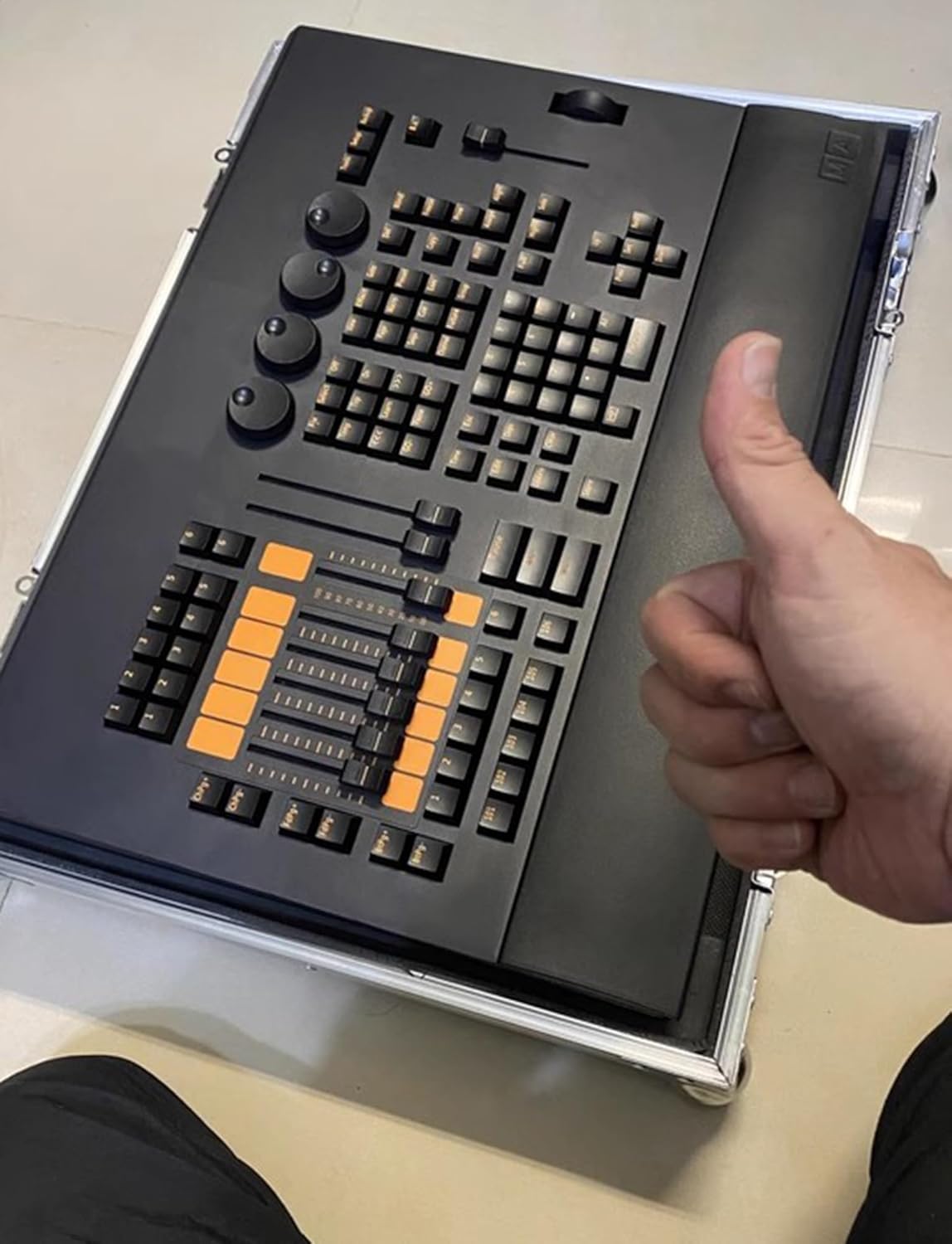 DMX 512 Console and MIDI Operator,Channel Light Controller with Drawer Design, for Live Concerts KTV DJs Clubs