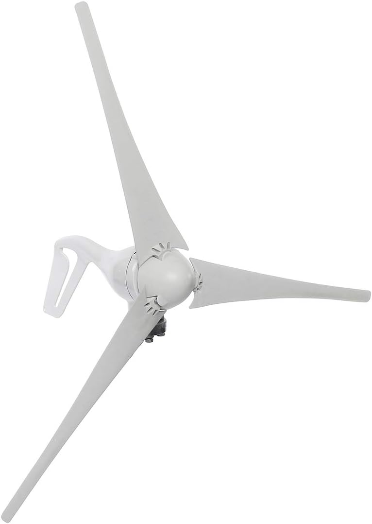 SISHUINIANHUA 2400W 3 Blades DC 12V 24V Wind Turbine Generator Kit with Charge Controller with Magnetic Bearing Alternator for Home Or Camping,12v