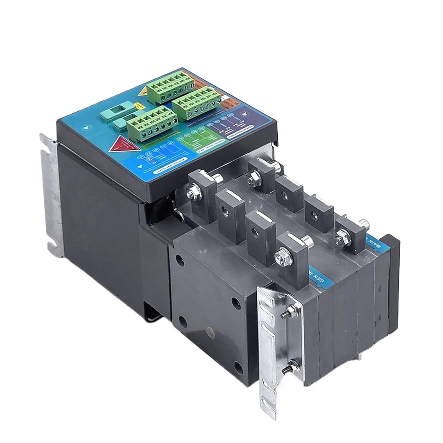 4P 100A 160A 250A 630A ATS Dual Power Automatic Transfer Switch Control Module Circuit Breaker Generator Parts(630A)