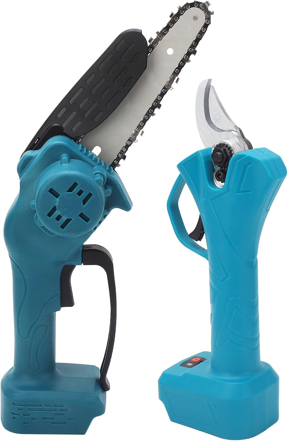 Portable Electric Pruning Shears Set with SK5 Carbon Steel Blade, 600W Brushless Motor, Safety Switch, Extension Pole for BL1820 BL1830 BL1840