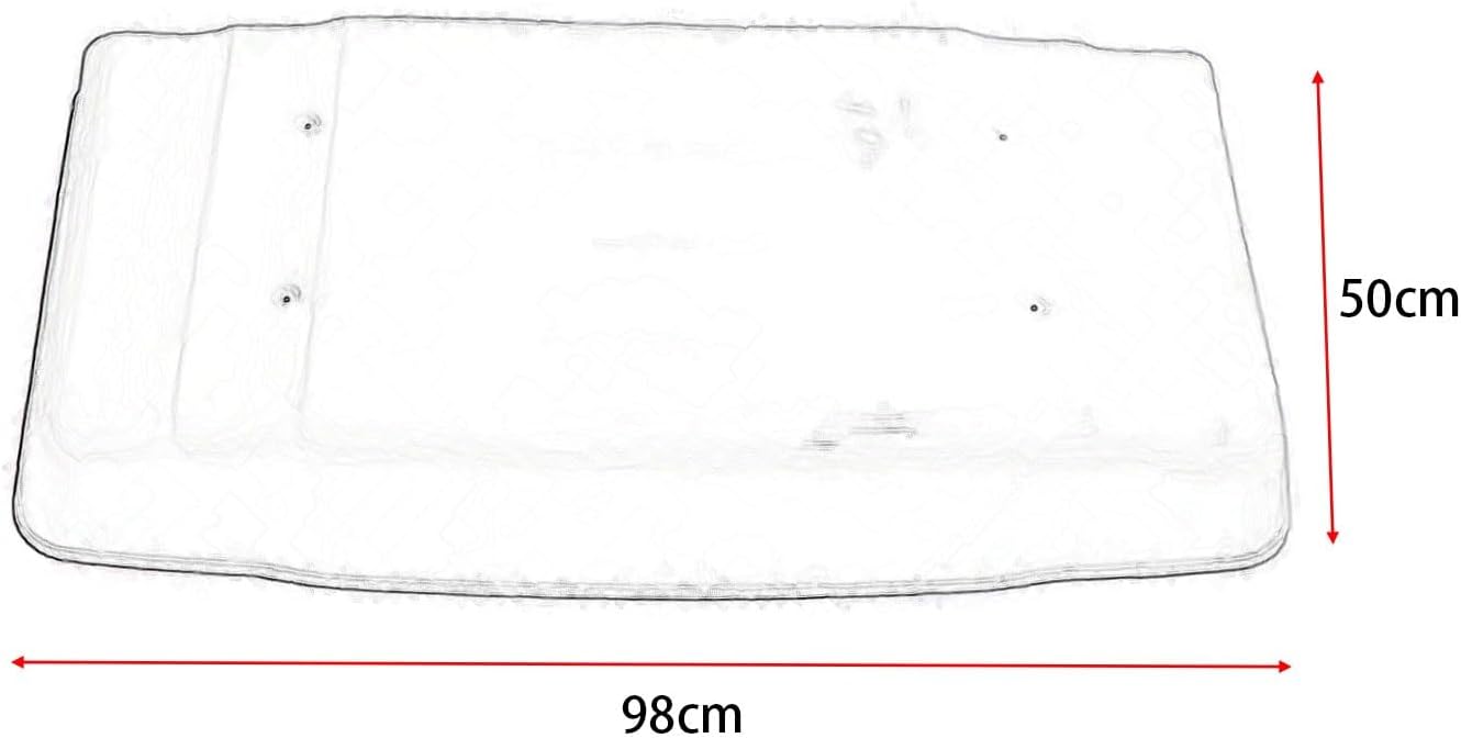 Thicken Air Conditioner Outer Cover Protection Outdoor Dustproof Protective Cover, Easy To Install, For Outdoor Air Conditioning, Dust And Rainproof ( Color : Gray , Size : 98*50*7CM_D )