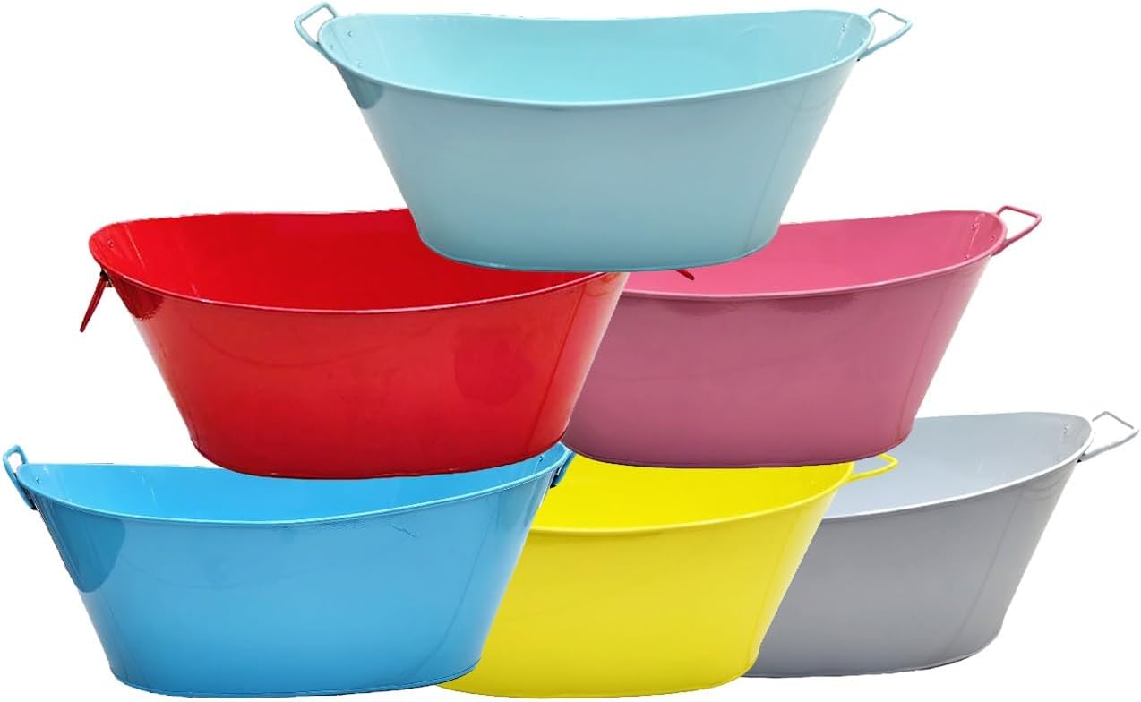 Burn Can for Paper, Burn Barrels for Outside, Tabletop Fire Pit, Table Top Fire Pit, Outdoor Fire Pits, Metal Bucket for Leaves, Trash, Backyard Debris(Red)