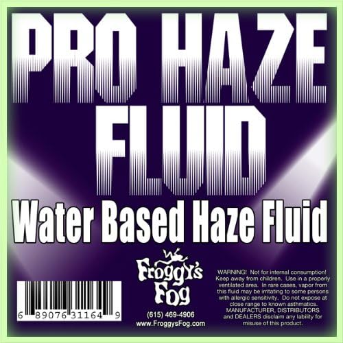 Froggys Fog - Pro Haze - High-Performance Haze Fluid for Hurricane Haze 2 and Fog Machines - Water Based Haze Fluid - 55 Gallon Drum