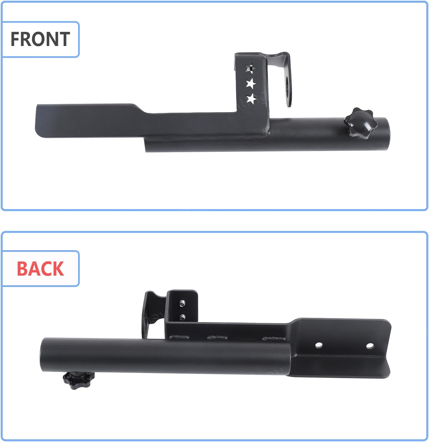 Aunginsy Tailgate Antenna Flag Pole Mount Bracket Compatible with Ford Maverick 2022-2025 Tailgate Left Side Antenna Flagpole Mount Rear Trunk Door Detachable Holder Metal Base Exterior Accessories