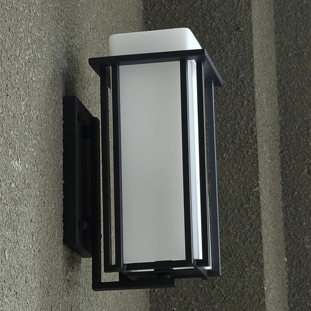 Wall Lights Outdoor Wall Light Cast Aluminum Anti-Rust LED Patio Wall Light Fixtures IP65 Waterproof for Outdoor Indoor Hallway Courtyards Wall Lamp (Color : A)