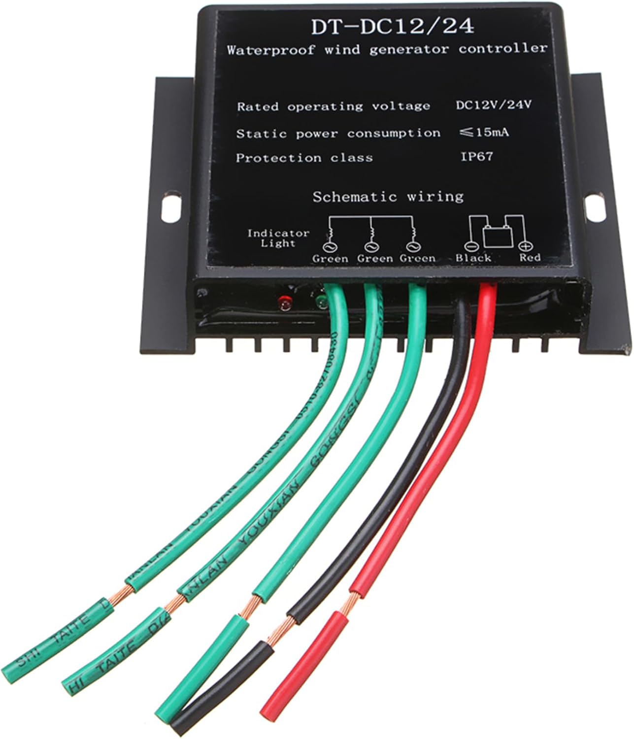 12V, 3000W-6000W DC 12V/24V Wind Turbines Generator Charge Controller Waterproof Battery Charge Controller Regulator(6000W-12V)