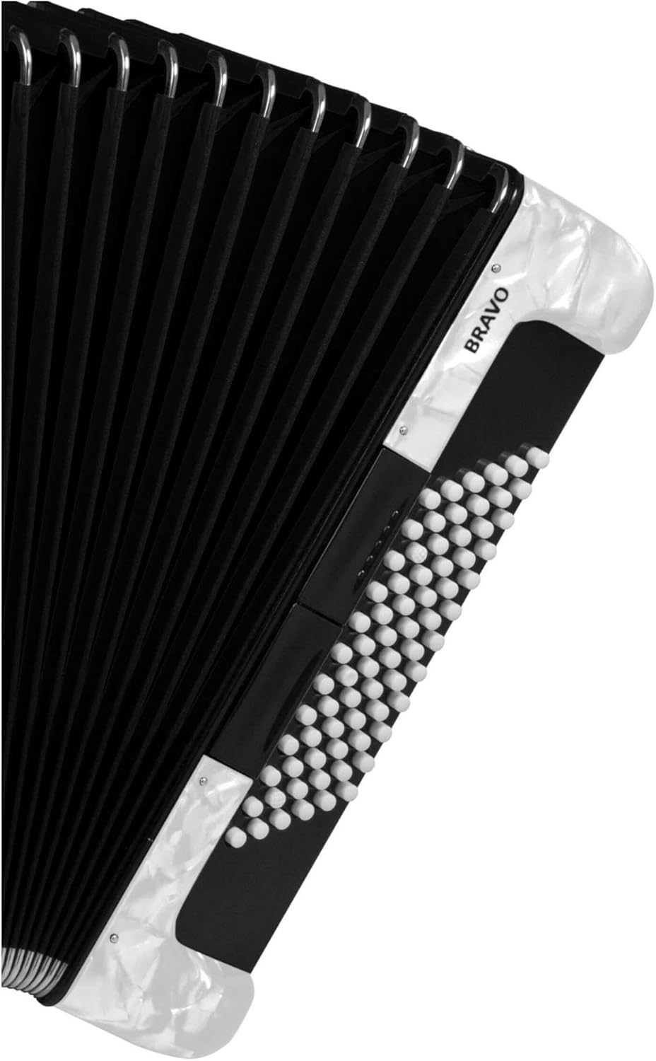 Hohner Bravo III 72 Chromatic Piano Key Accordion (Pearl White)