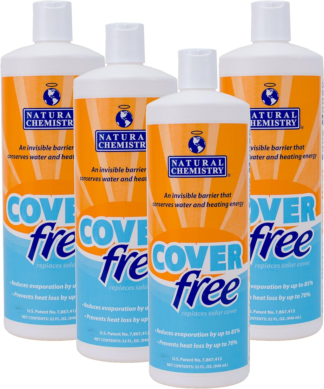 Natural Chemistry 07100 Spa Swimming Pool COVERfree Barrier Layer - 32oz Each