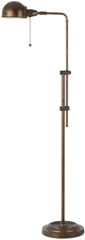 Cal 60W Croby Pharmacy Floor Lamp, Orange (BO-2441FL-RU)