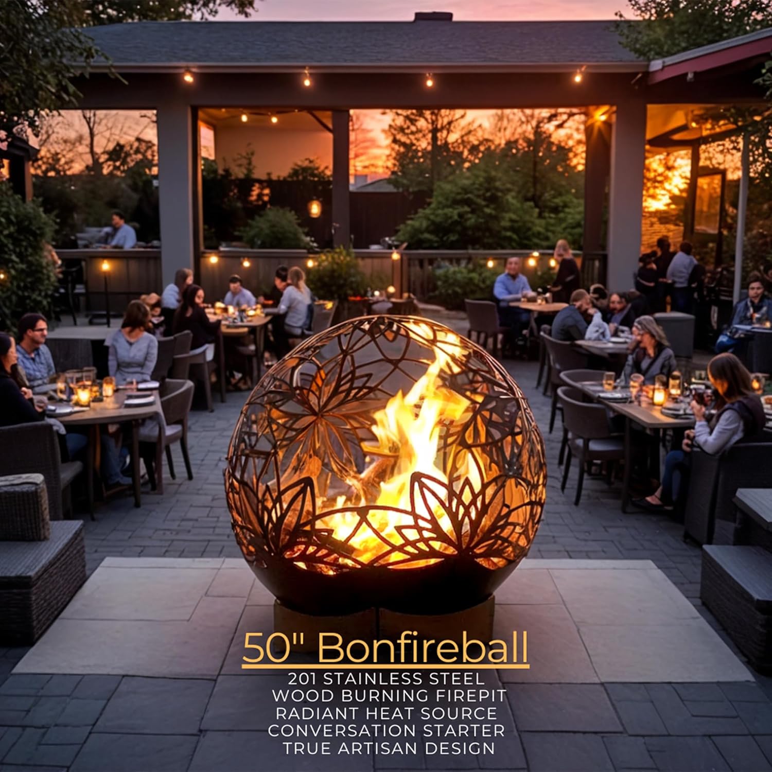 FlowerHouse: Bonfireball Fire Pit - 50