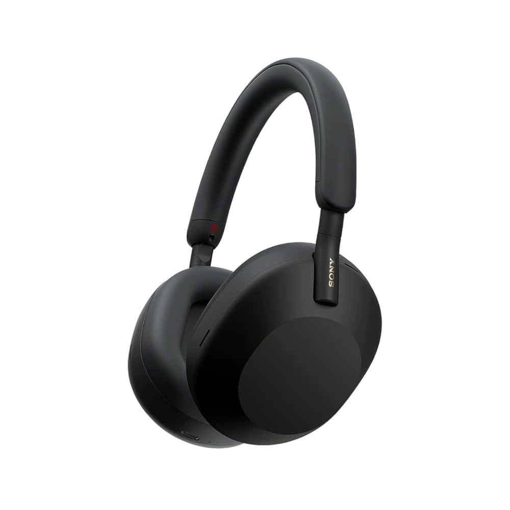 Sony WH-1000XM5 Premium Noise Canceling Headphones, Auto NC Optimizer, 30-Hour Battery, Alexa Voice Control, Black