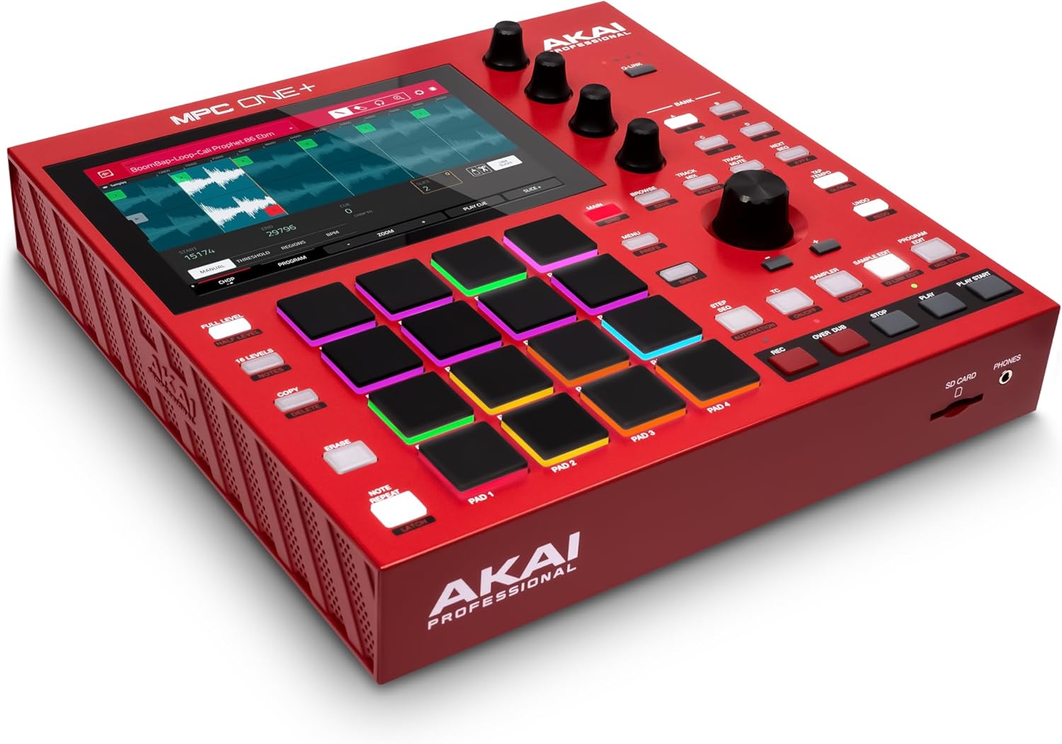 Akai Professional MPC One+ Standalone Drum Machine, Beat Maker and MIDI Controller with WiFi, Bluetooth, Drum Pads, Synth Plug-ins, Touchscreen, and Native Instruments Integration