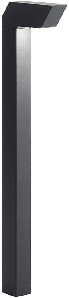 1 Light Right Angle Path Light with Contemporary Inspirations 22 inches Tall by 1.5 inches Wide-Te Tured Black Finish Contemporary Landscape 12V Path & Spread 147-Bel-2896772
