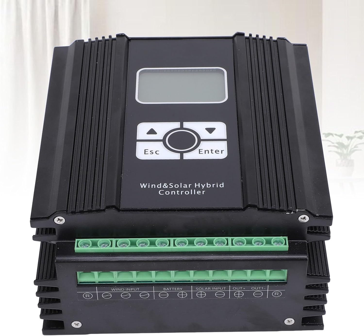 48V Wind Solar Hybrid Controller 400W, MPPT Charge Controller with LCD Display, 60A Boost and PWM Control, 400w Fan - High Efficiency Charging, Advanced Safety Features for Off Grid Use (400w Fan)