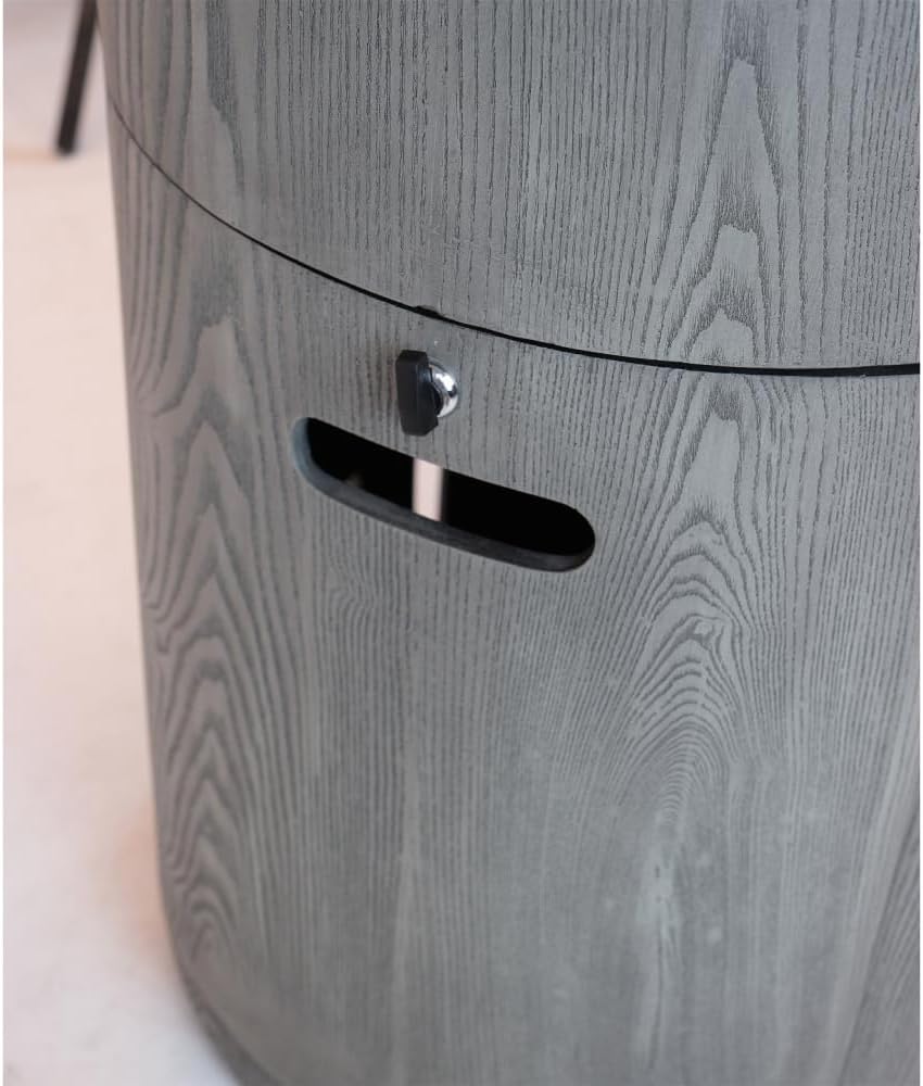 32000 BTU, CSA Certification Diameter 20 Inch Round Outdoor Gas Fire Pit,Contain 2.5kg Lava Stone and Rainproof Cover,Magnesium Oxide Cultured Stone Surface Finished, More Suitable for Outdoor Garden