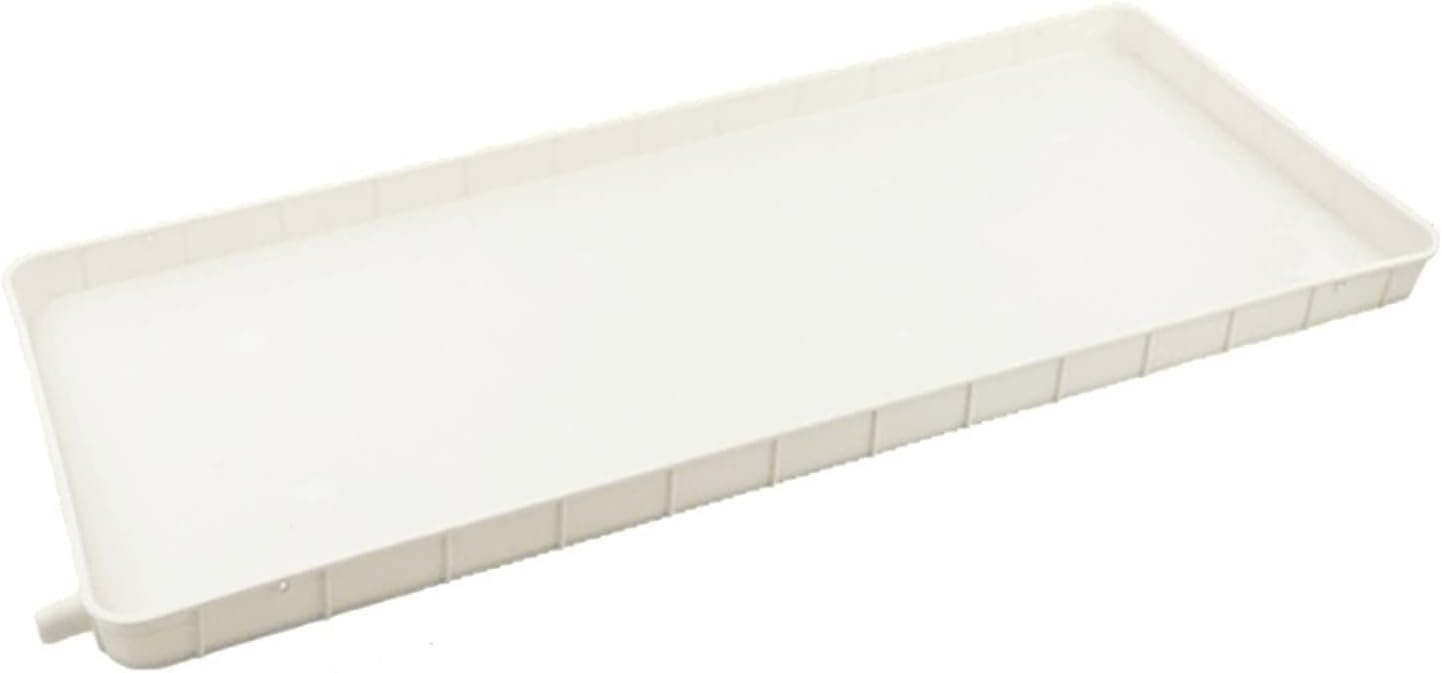 Air Conditioner Drip Pan, Condensate Drain Pan, PP Material, Suitable for Window Air Conditioner and Mini Split Air Conditioner(91.5 * 45 * 3cm/36.6 * 17.7 * 1.2in)