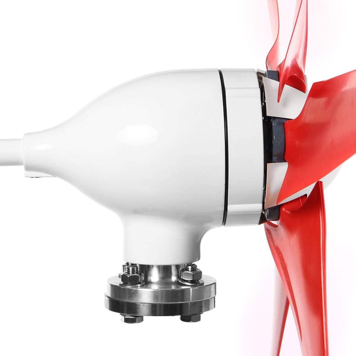 8000W Wind Turbines Generator 12V/24V 3/5/6 Blades Horizontal Wind Generator with Controller Windmill Energy Turbines,12v,6 Blades