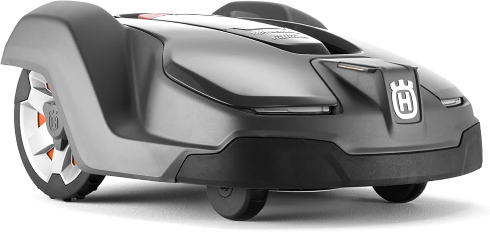 Husqvarna Automower 430X Robotic Lawn Mower with GPS Assisted Navigation, Automatic Lawn Mower with Self Installation and Ultra-Quiet Smart Mowing Tech for Medium to Large Yards (0.8 Acre), 967852845