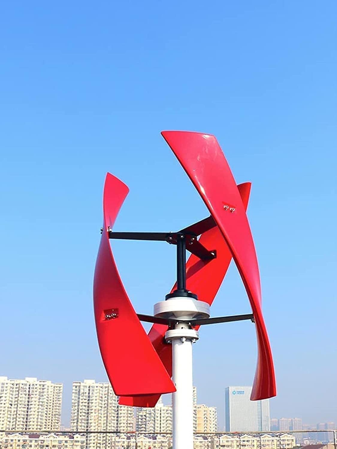 Wind Turbine Generator,Vertical Axis Wind Turbine,9000W Vertical Wind Turbine Magnetic Levitation Upright Wind Generator for Home Ship