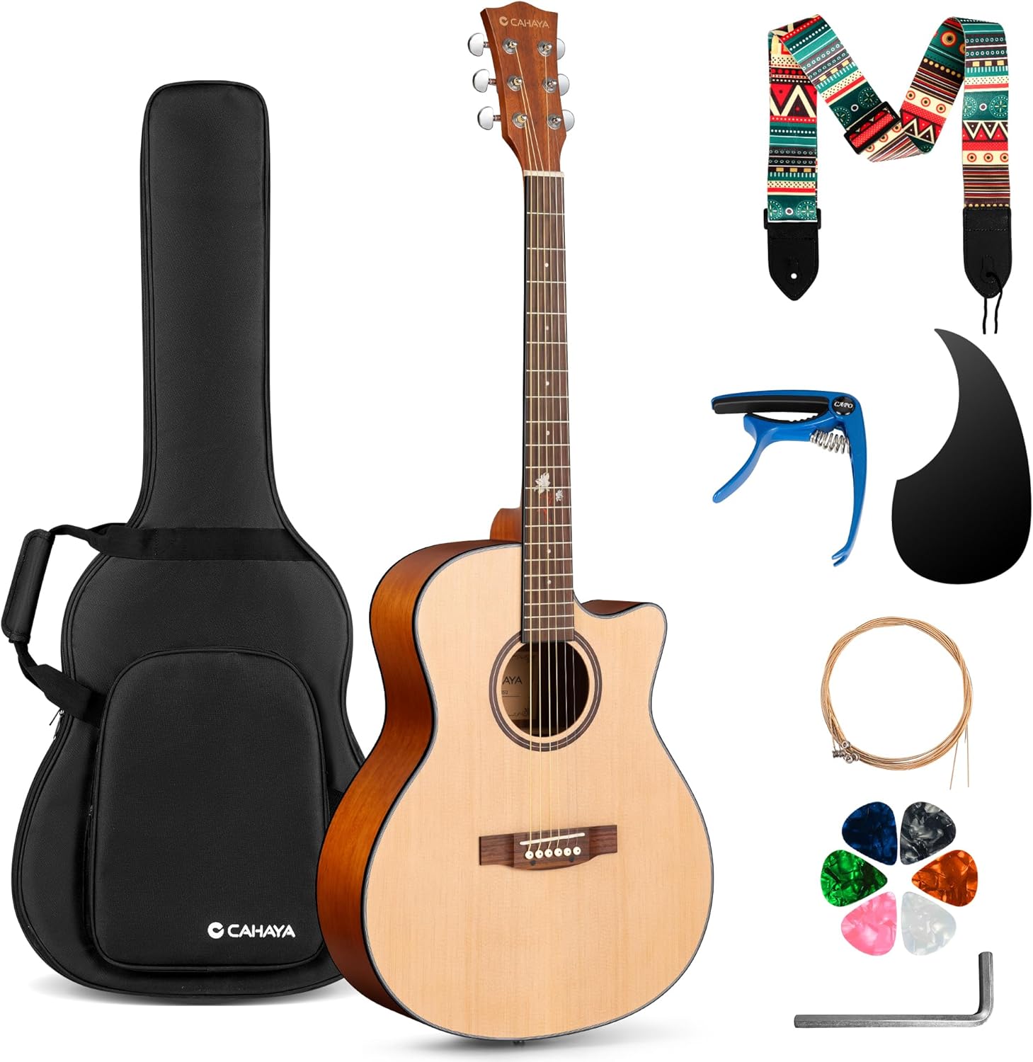 CAHAYA Acoustic Guitar Beginner Set - 41