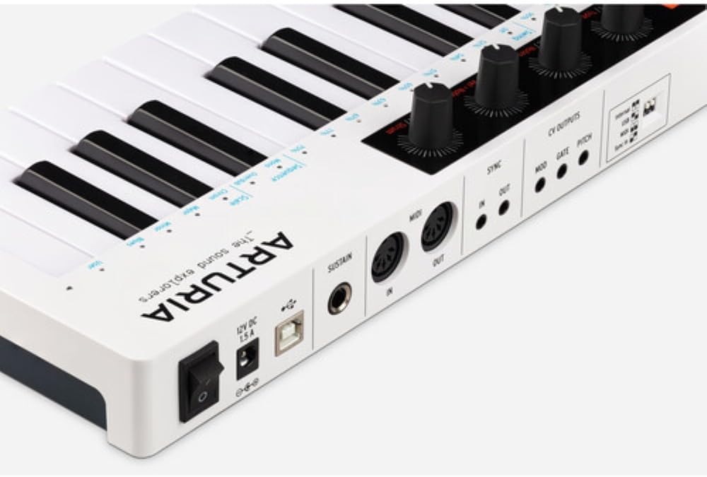 Arturia KeyStep 37 MIDI Keyboard Controller and Sequencer Bundle with MIDI Cable (6ft) + Microfiber Cleaning Cloth (3 Items)