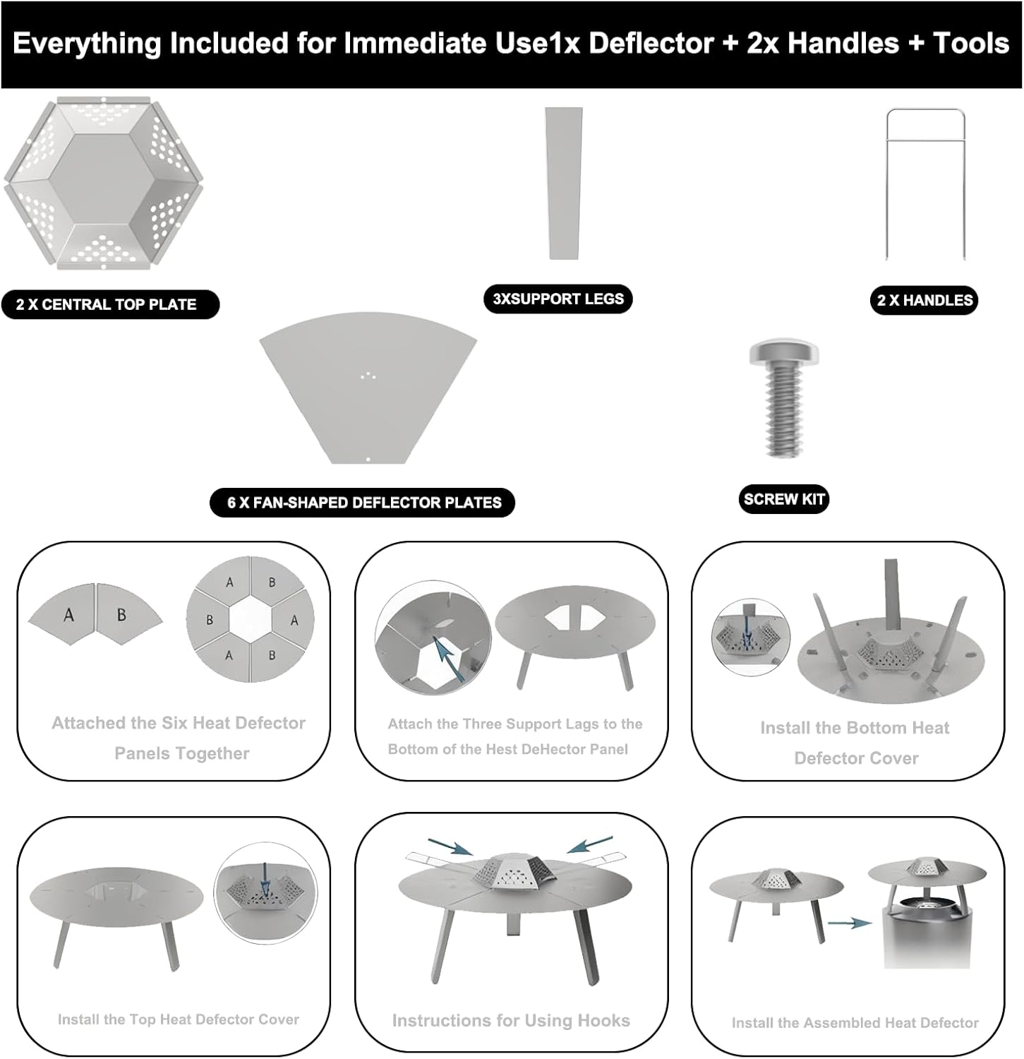 Heat Deflector for Solo Stove Yukon 27