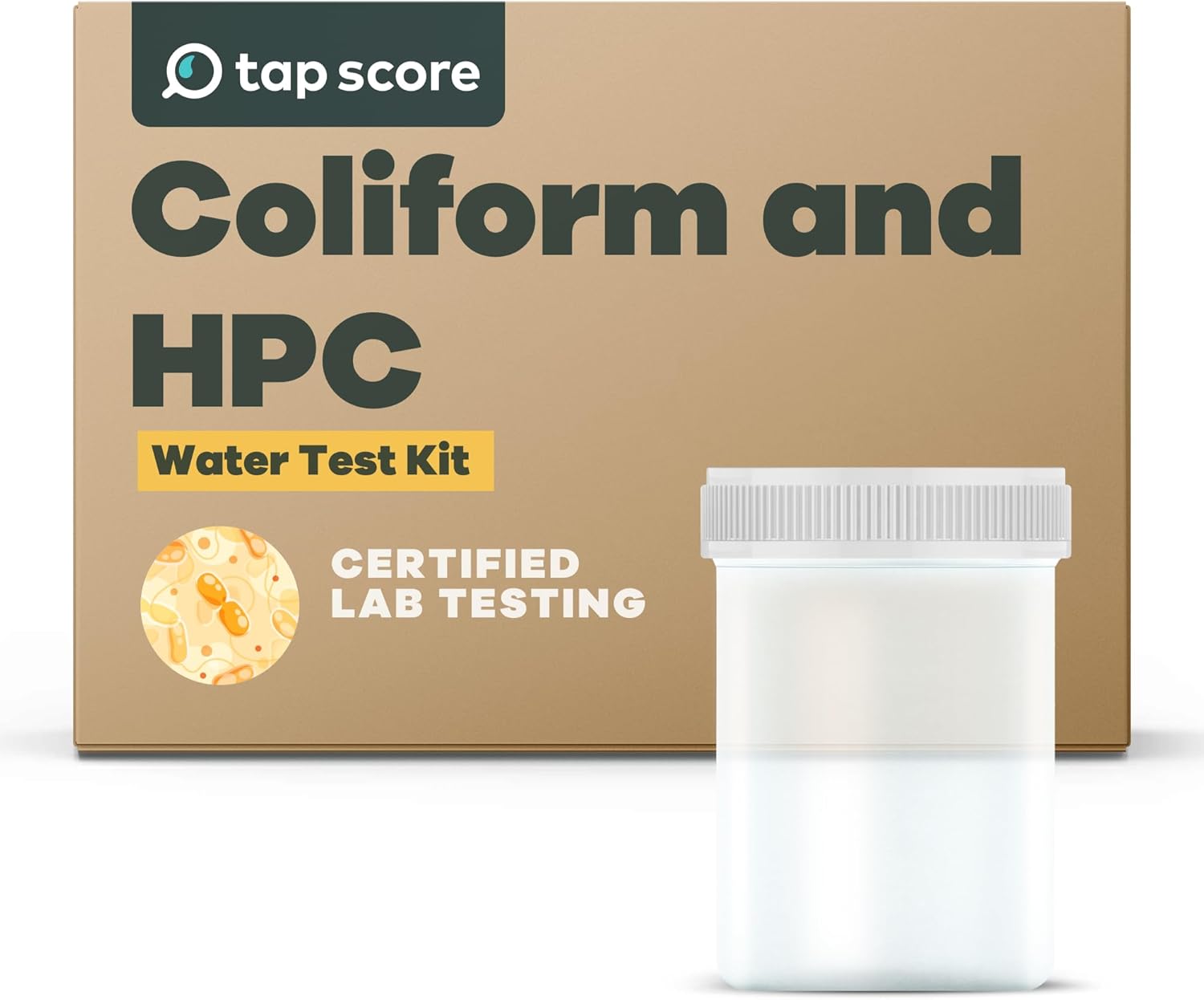 Tap Score Coliform and HPC in Water Test Kit | Specialized EPA Certified Drinking Water Labs | #1 Best Home Water Test 2021-24 NYT Wirecutter | 100% Unbiased