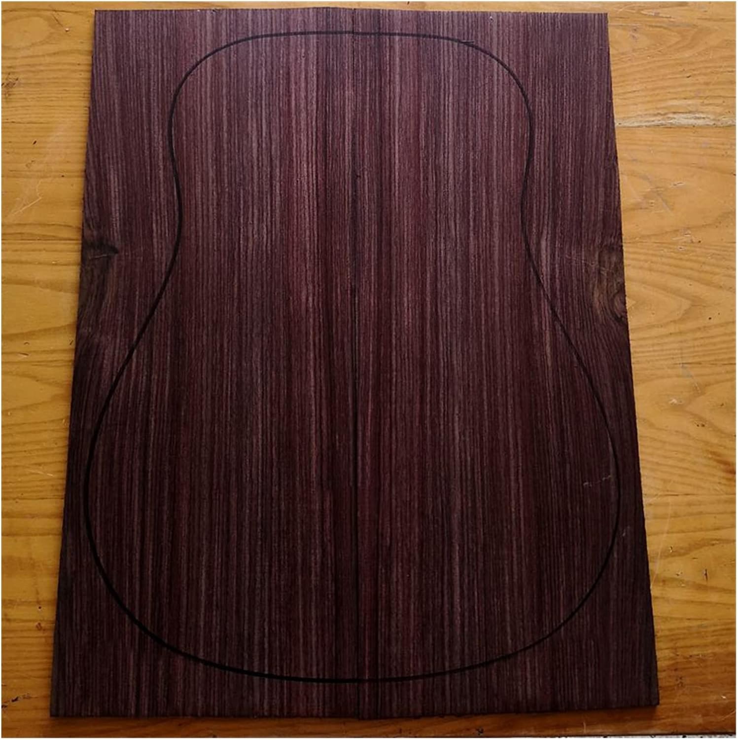 India Rose Wood Back Panel Wool Guitar Production Material Accessories DIY Guitar Kit (Color : 17)