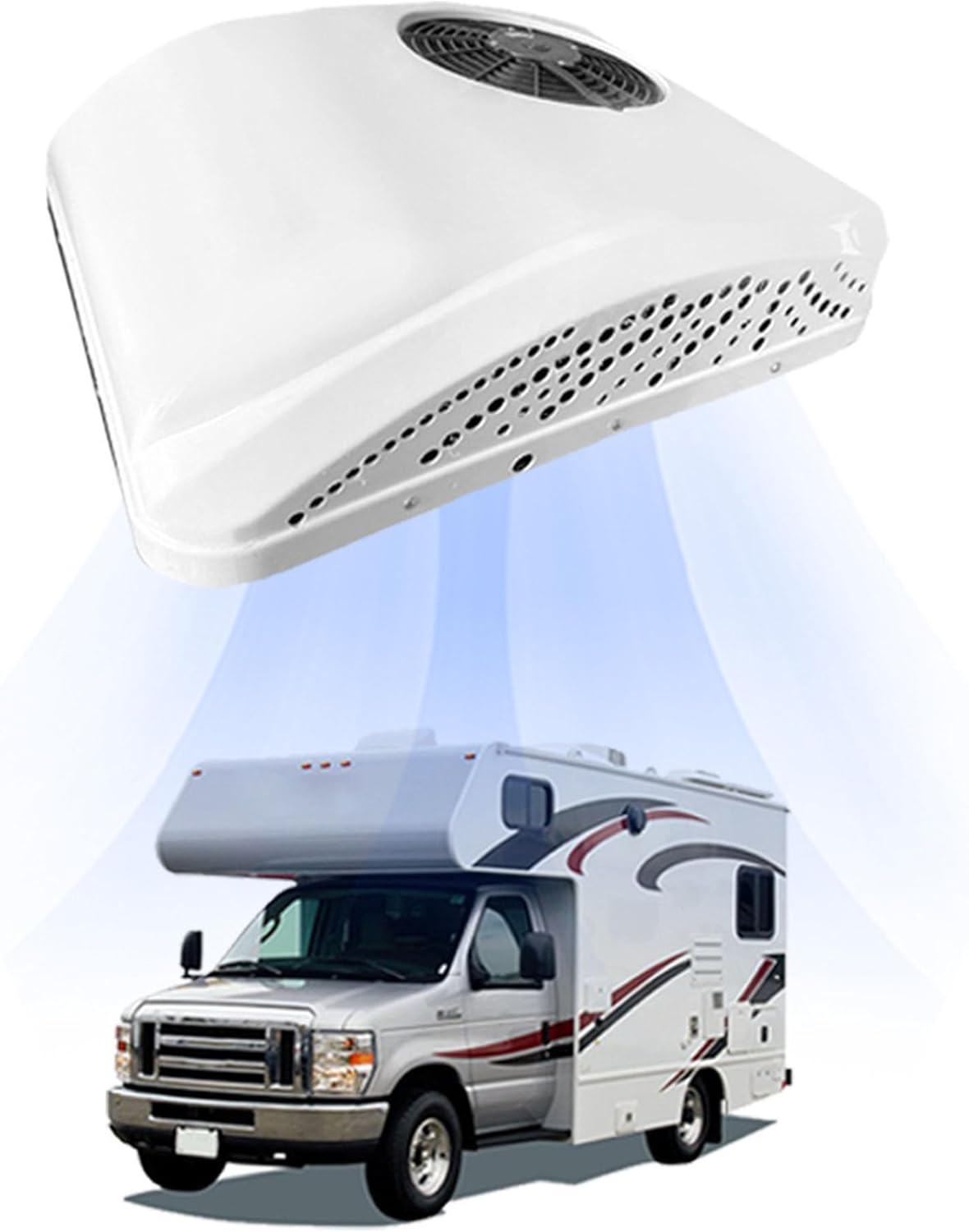 Vehicle Heating and Cooling Air Conditioner 12/24V Dual Temperature Electric Inverter Parking Air Conditioner