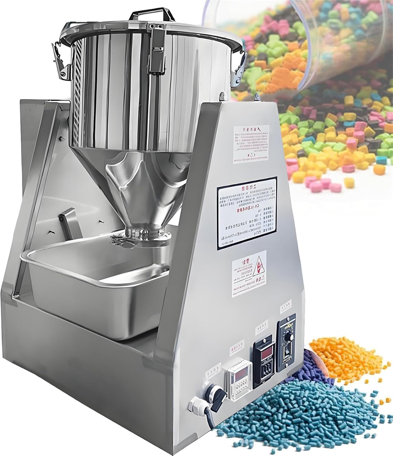 5L/10L/20L/40L Lab Dry Powder Mixer Mixing Machine Particle Blender Powder Mixer Granual Blender for Food Ch-emical Medical 40L