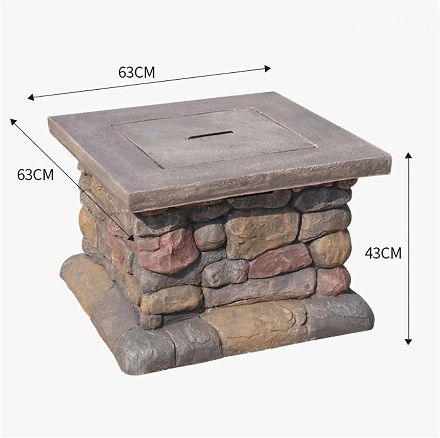 Outdoor Brazier Barbecue Table Outdoor Courtyard Villa Roast Meat Garden Fire Pit Household Multifunction Form BBQ Grills Portable Burning Brazier