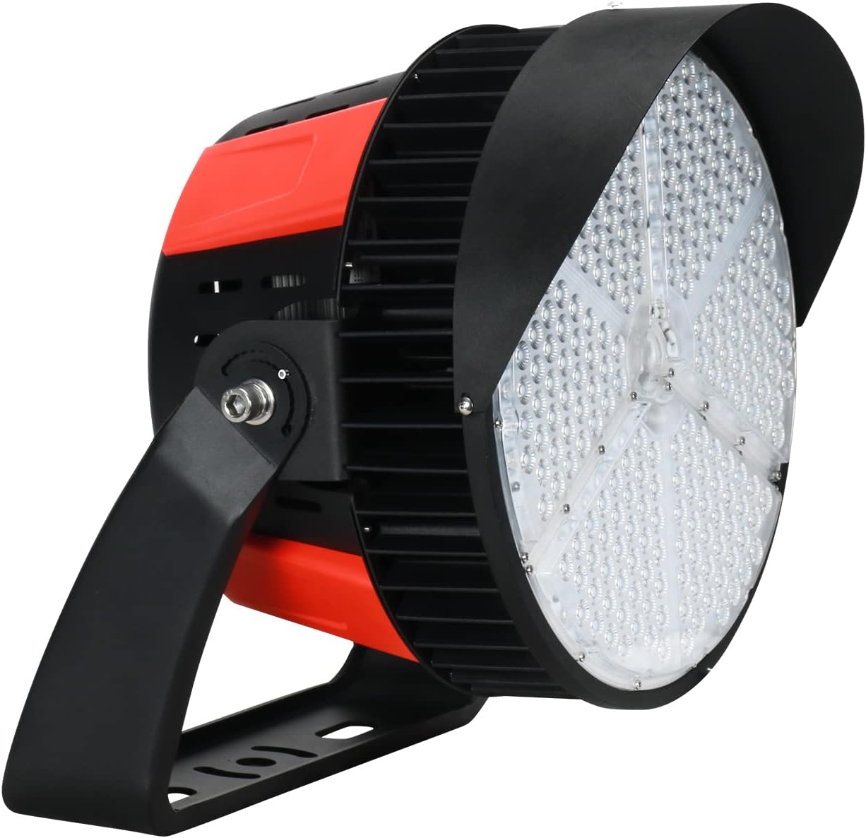 1200W LED Stadium Light Outdoor with 30° Beam Angle 277-480Volt 0-10V Dimmable 180000Lum (4800W Metal Halide Eqv.), IP65 10KV Surge Flood Light for High Mast Sport Ballpack ETL DLC Listed