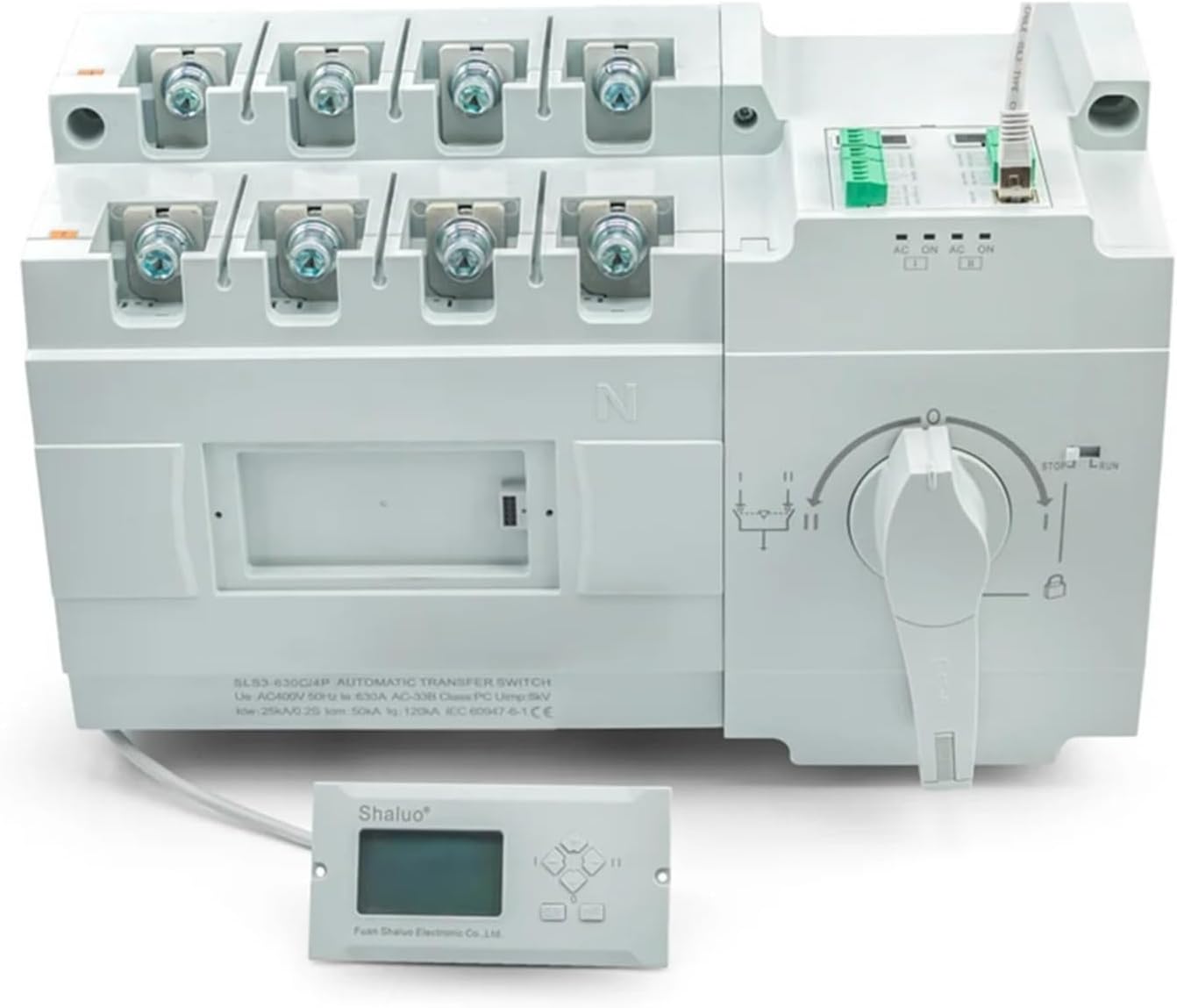 630A ATS Dual Power Automatic Transfer Switch Universal Generator Part Electronic Controller