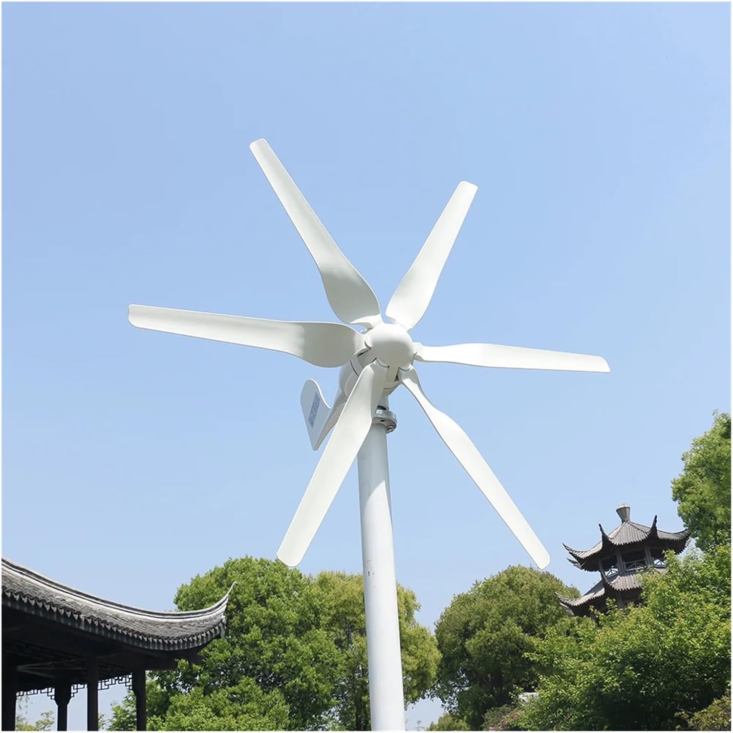 Wind Turbine Generator Kit, Low Speed Star Wind Turbine nerator 12V 24V 48V 800w Free Alternative Energy Windmill for Hybrid Solar Wind System(48v)