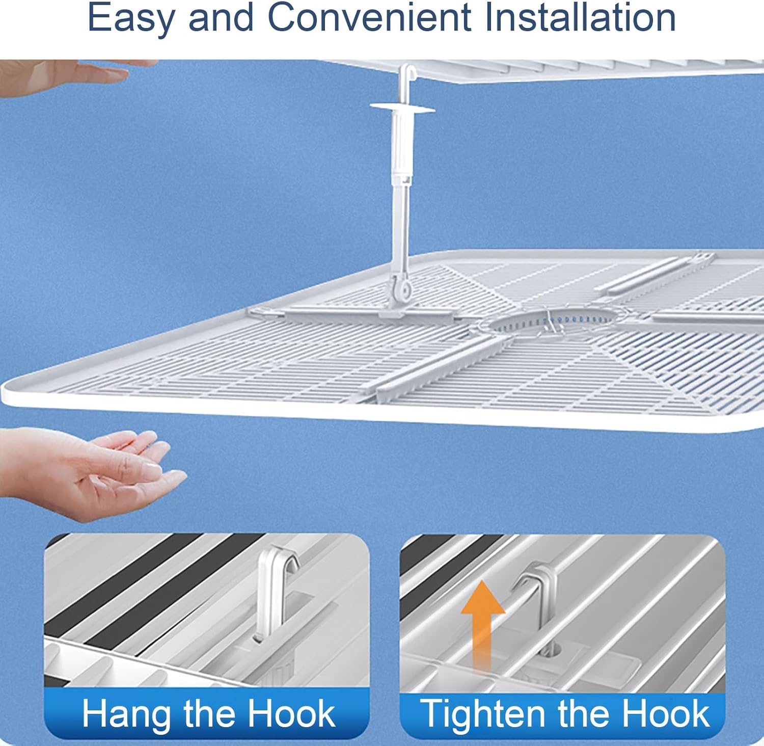 Dual-Layer Ceiling Vent Deflector, Breathable Design, Air Conditioner Deflectors, AC Wind Deflector for Office and Home Use