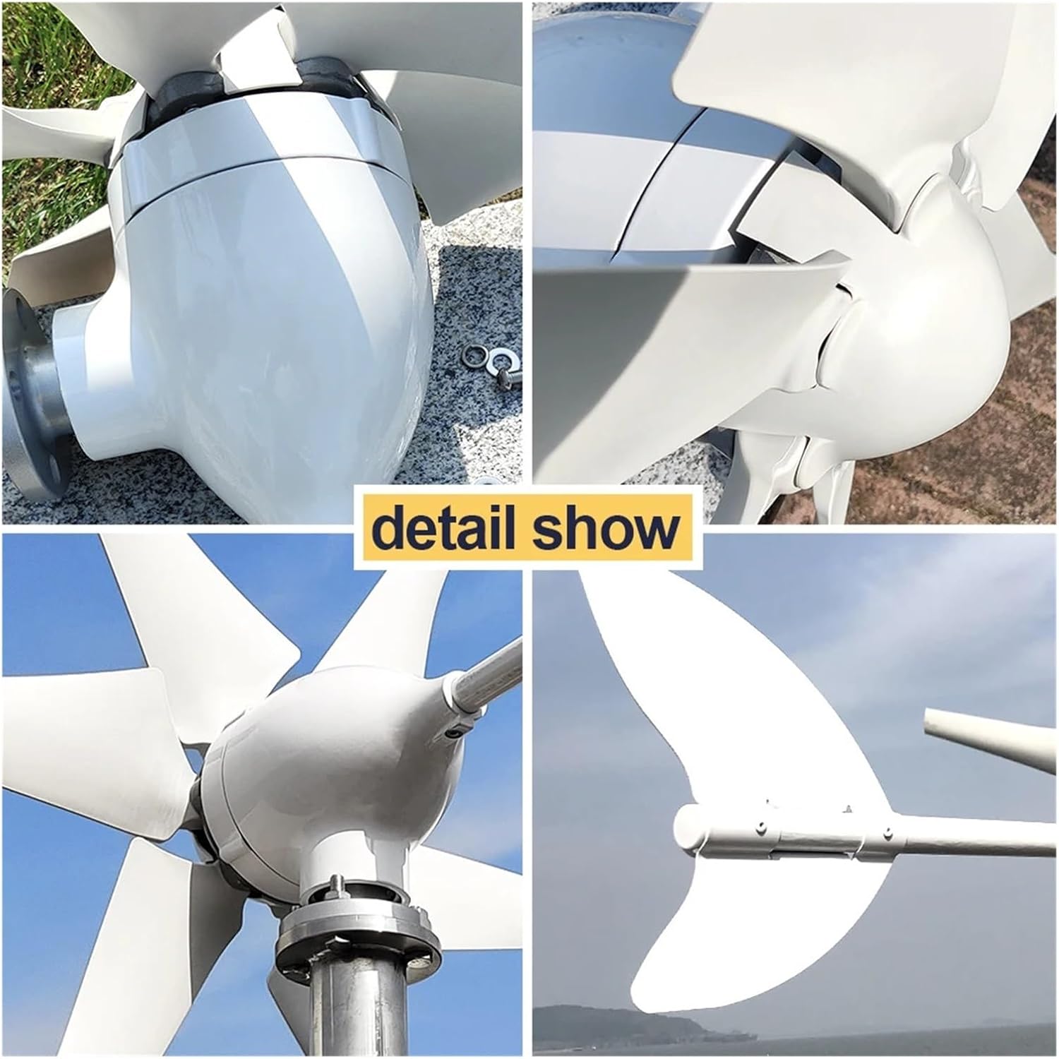 Wind Turbines, 3000W Wind Turbine with Free Charging Controller Yacht Farm Family Farm(48V)