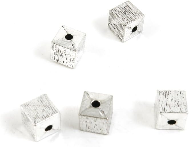 Jewelry Making Charms Antique Silver Tone Color Jewellery Charme Findingss Bulk Wholesale Suppliers Arts Crafts F8ND4 Cube Block Loose Beads