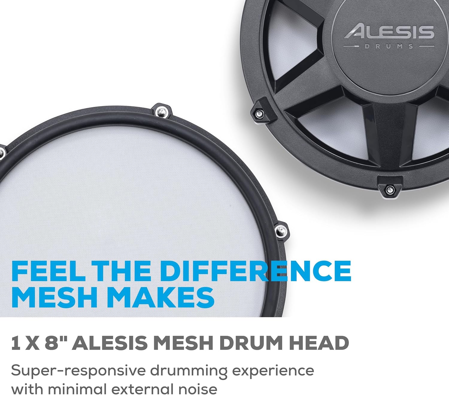 Alesis Strike Amp 12 MK2 Drum Amp with Nitro Max Expansion Pack - Mesh Tom Pad, Cymbal
