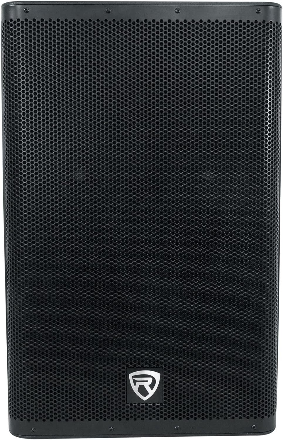 Rockville DX15 2000W 15” Powered PA Speaker, 2-Channel Mixer, XLR & 1/4” Inputs, Dual-Angle Pole Mount, Stage Monitor Angle, Perfect for Live Sound, Events, Venues & DJs