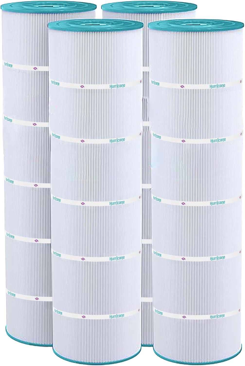Hurricane Filters 4 Pack HF7488-04 Advanced Pool Filter Cartridge - Replacement for PA106, Unicel C-7488, Filbur FC-1226 - Best Value USA Pool & Spa Filters