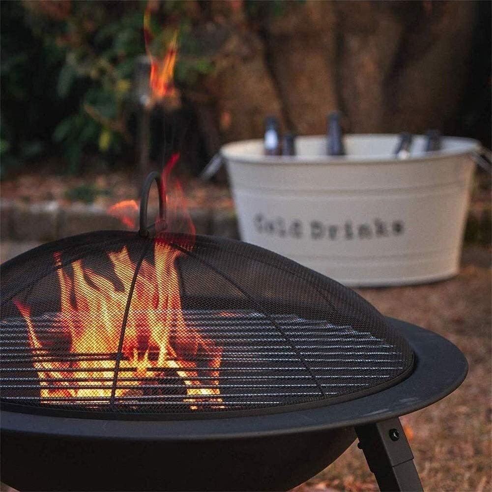 Fire Pits Outdoor Wood Burning Large Round Wood Burning Backyard & Patio Firepit Bowl le Domestic Indoor Barbecue