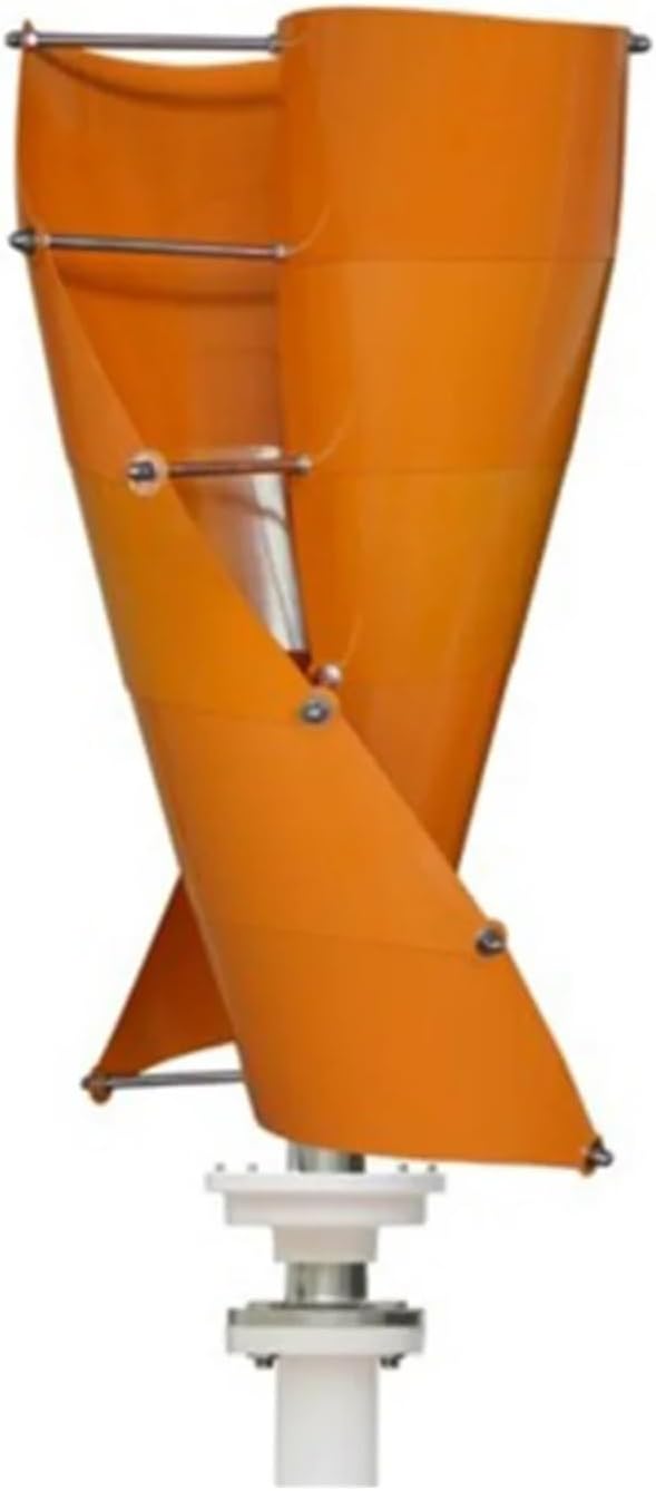 Wind Turbine Generator, 3000W Wind Tubine Generator Vertical Turbine Alternative Free Energy Windmill 24V 48V MPPT Controller Wind System for Marine, RV, Home(Wind turbine only,48V)