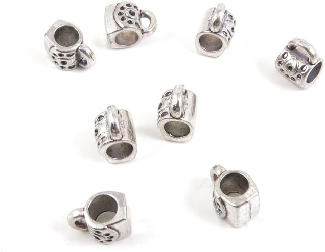 Jewelry Making Charms Antique Silver Tone Color Jewellery Charme Findingss Bulk Wholesale Suppliers Arts Crafts W8LW6 Handbag Purse Loose Beads