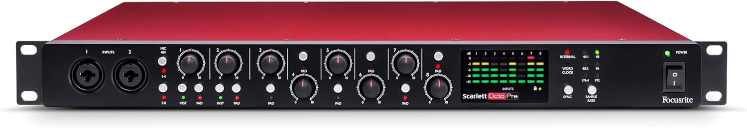 Focusrite Scarlett OctoPre Mic Preamp