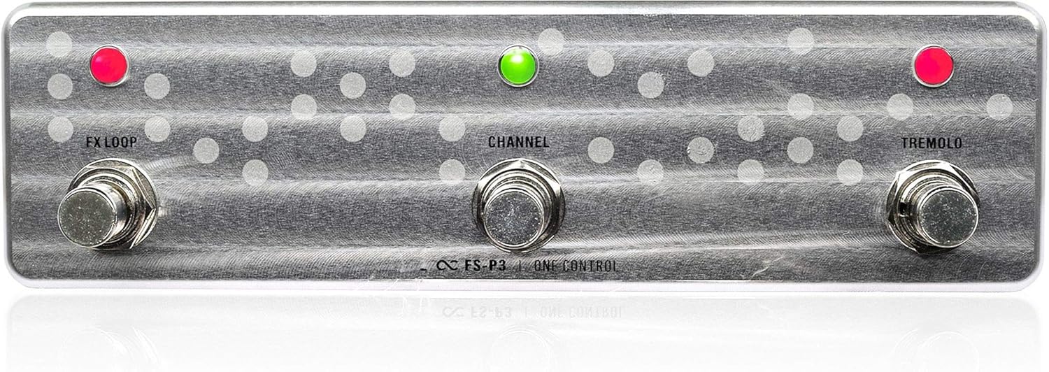 One Control FS-P3 3-Button Footswitch for BJF-S66 Guitar Amp Head