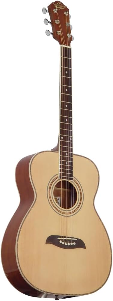 Oscar Schmidt OF2-A Folk Acoustic Guitar. Natural Spruce